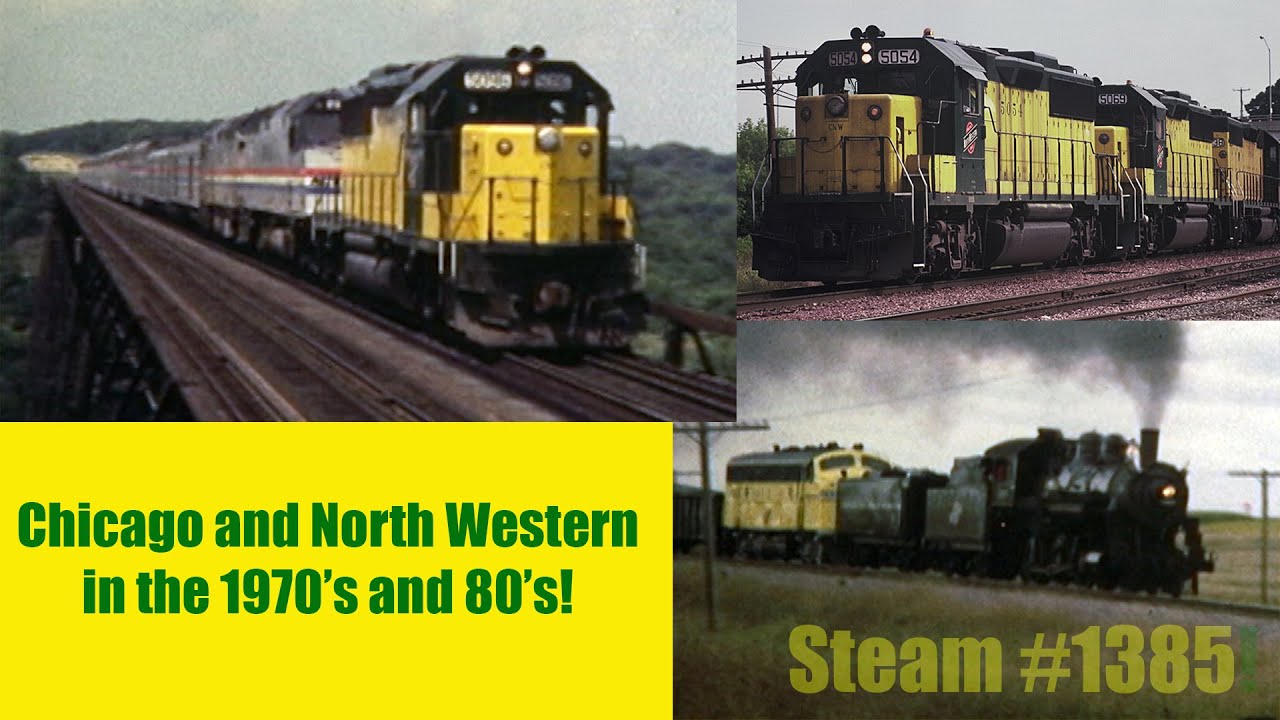 Chicago & North Western in Iowa and Illinois in the 70's and 80's (Silent Films with Narration)