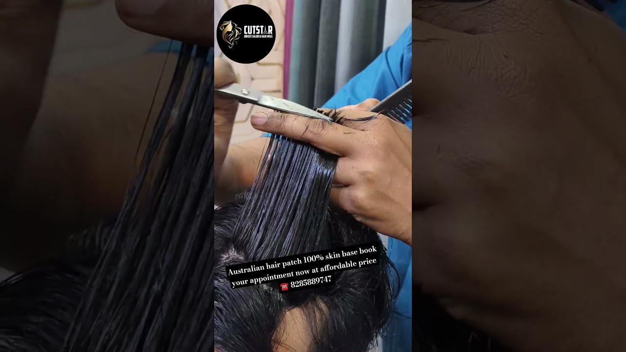 Australian hair patch 100% skin base #hairpatch #australianpatch #mirage #hairreplacement #wigs
