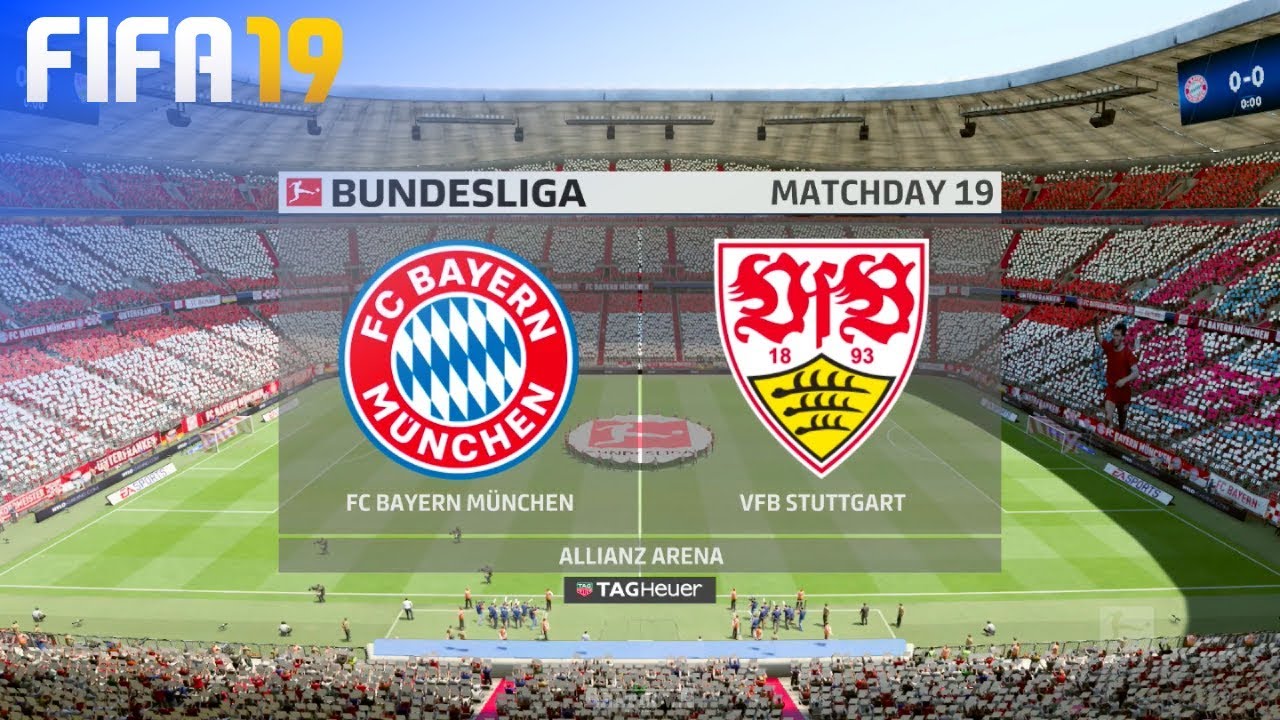 FIFA 19 - FC Bayern München vs. VfB Stuttgart @ Allianz Arena