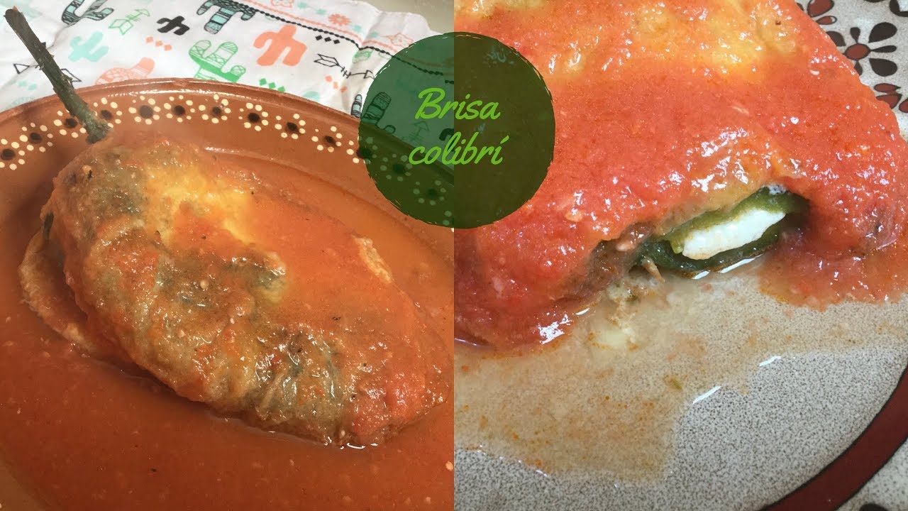 Chiles rellenos de queso