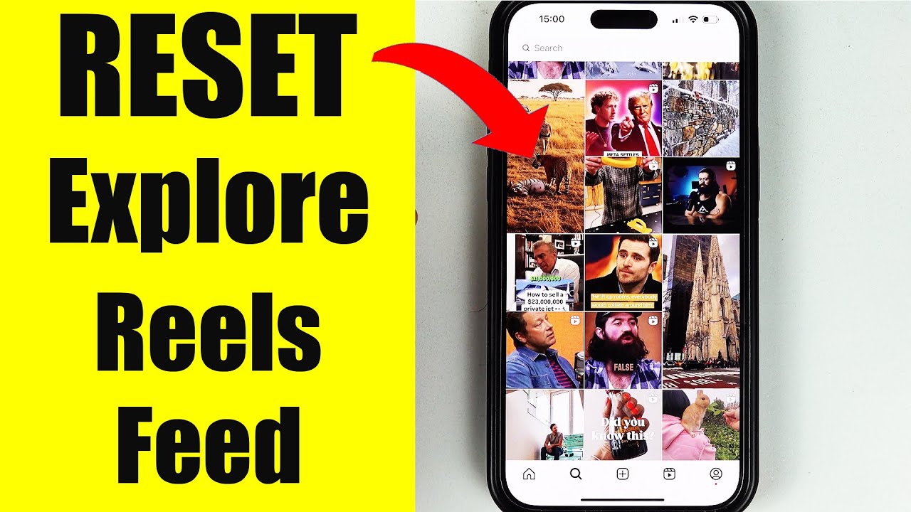 How to RESET Instagram explore page, reels, feed (new feature)