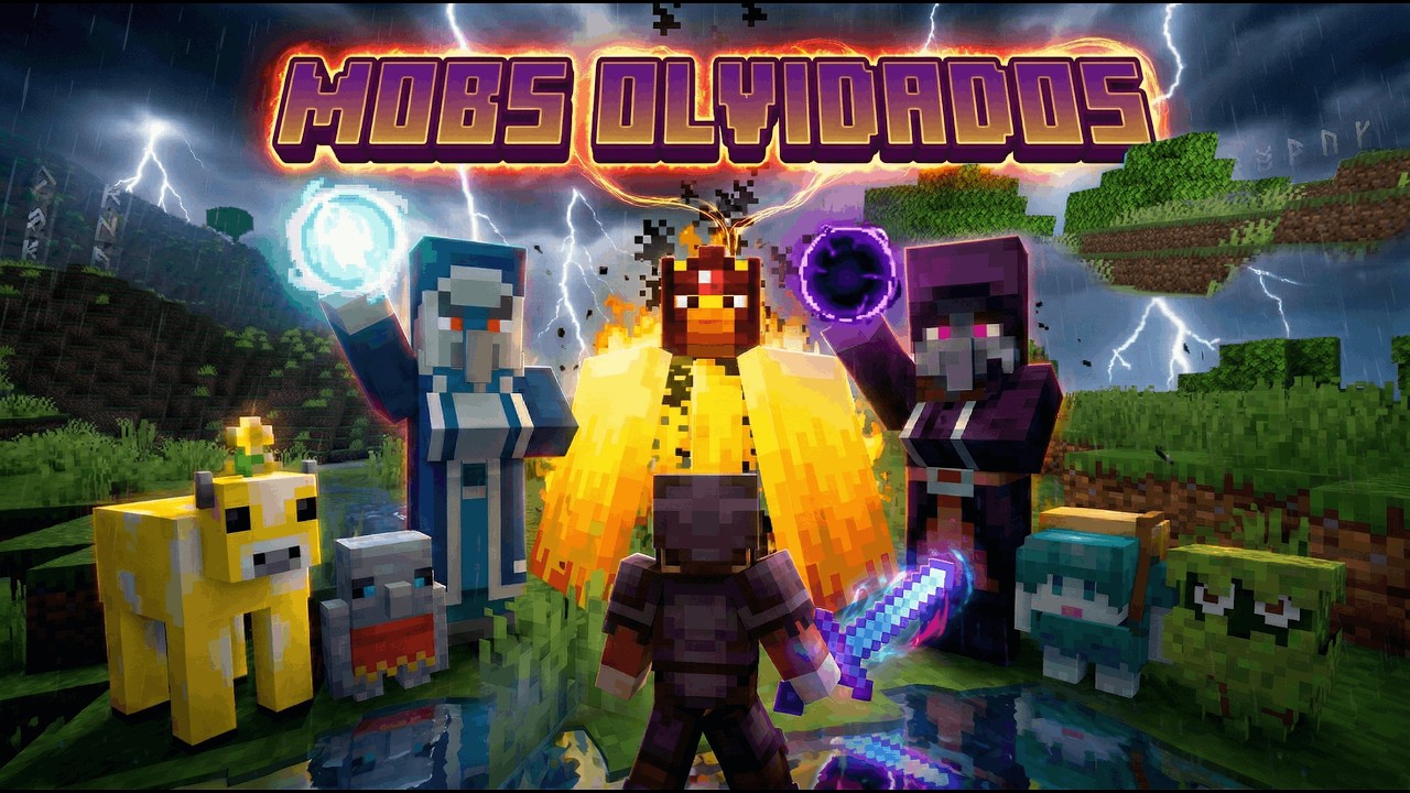 ME ENFRENTO a los MOBS OLVIDADOS de Minecraft ⚔️ (Friends & Foes)