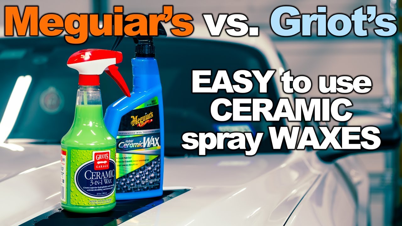 Гибридный керамический воск Meguiar's против керамического воска 3-в-1 Griot's Garage — какой аэр...