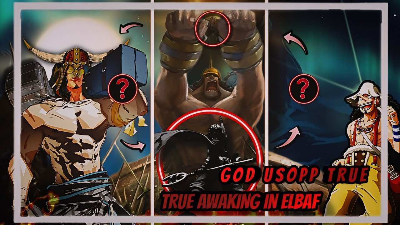 GOD Usopp true Awakening in Elbaf | One piece theory Hindi