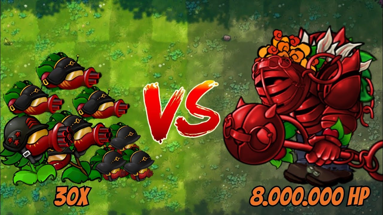 PVZ Fusion 3.2 Challenge!! | New Fusion Plants Mod Vs Obsidian Gargantuar 8M HP - Who Will Win?