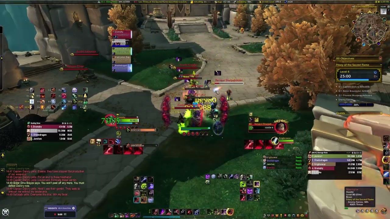 Blood Death Knight pov / Priory 4 / Season 3 War Within / World of Warcraft