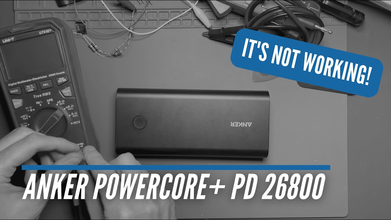 Anker PowerCore+ PD 26800 — не включается, не заряжается и не разряжается
