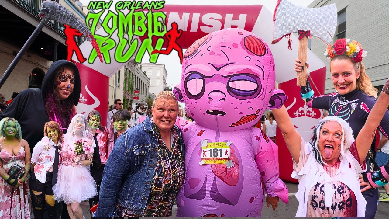 Krewe of Boo, New Orleans Zombie Run 2025! ЗОМБИ-АПОКАЛИПСИСС заполонил улицы Нового Орлеана.