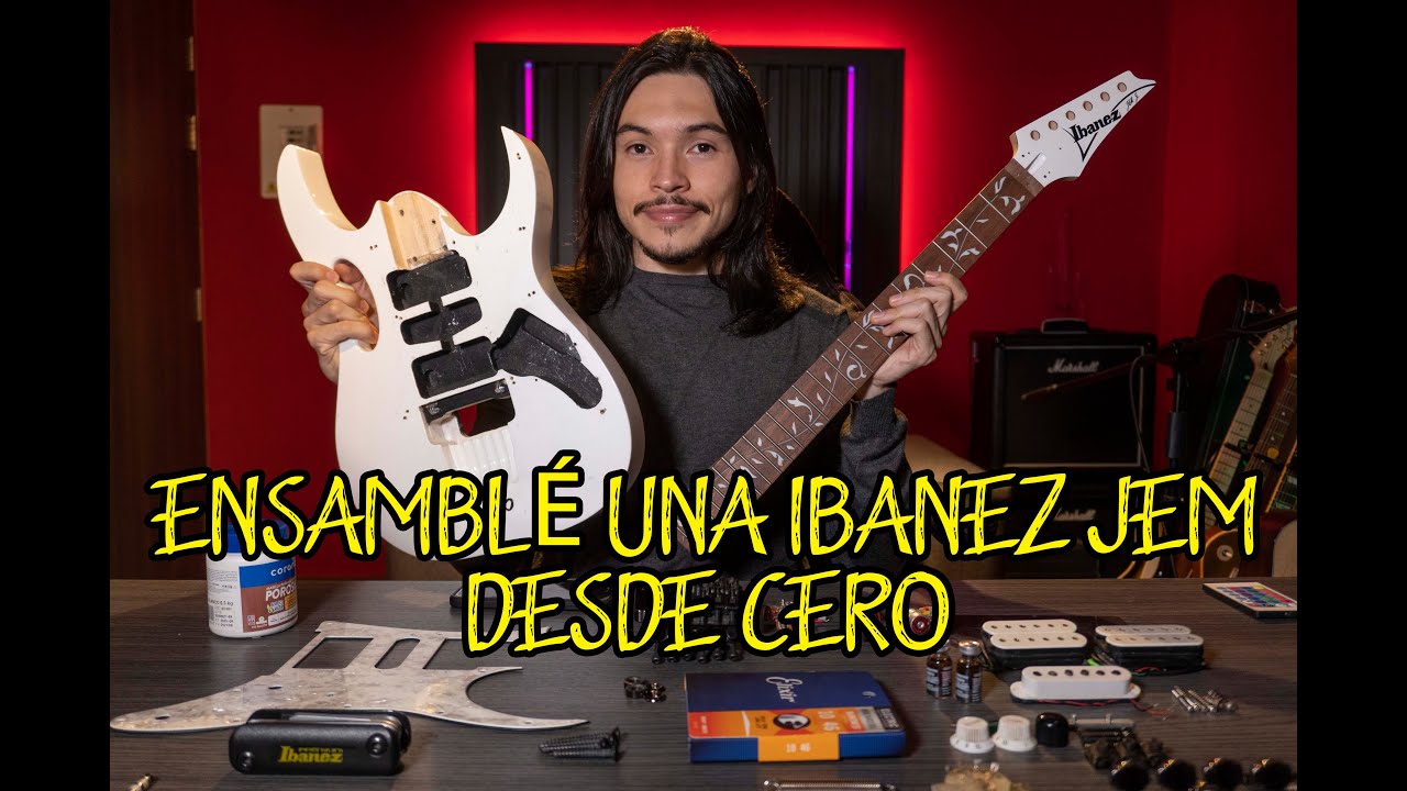 Ensamblé una Ibanez JEM desde cero