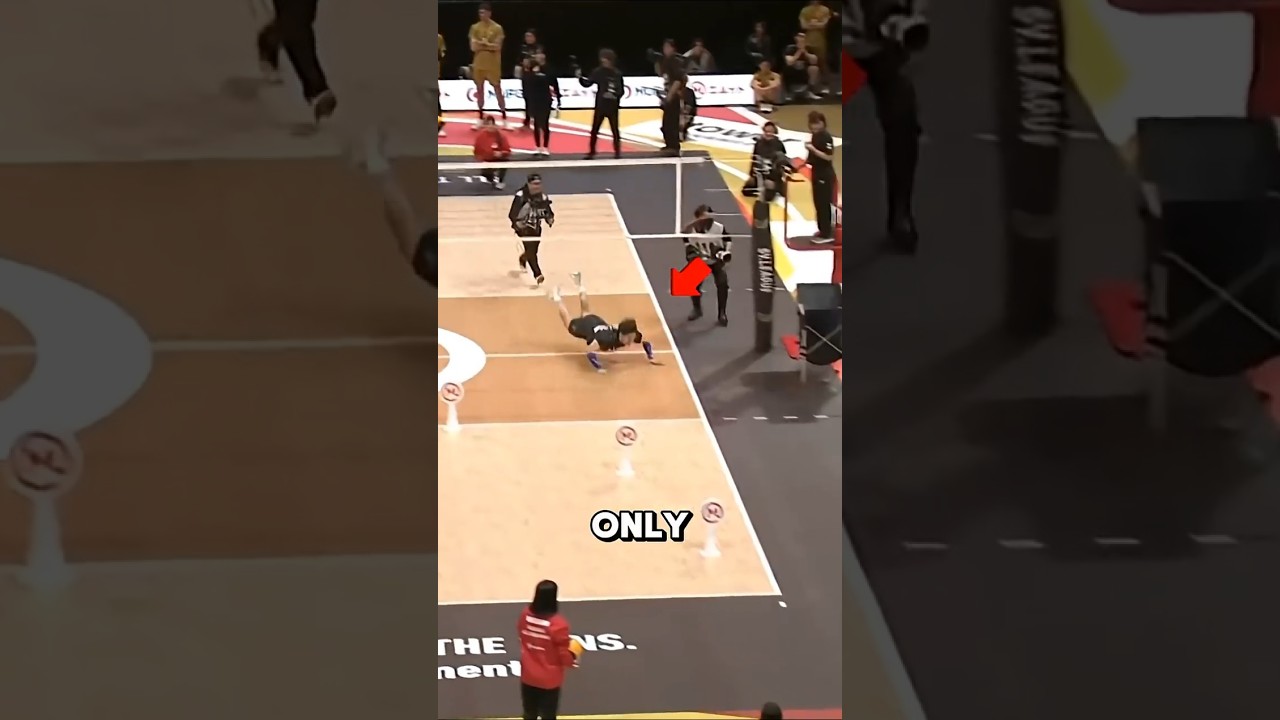 Another angle of Japanese volleyball star Nishida&rsquo;s heartfelt apology after hitting girl #nishida