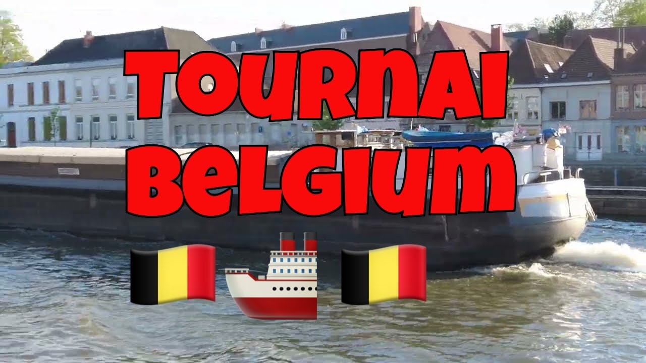 🌅 Enchanting Sunset on the River L'Escaut &ndash; Barges Head to Quarries in Tournai, Belgium 🇧🇪🚢#vlog