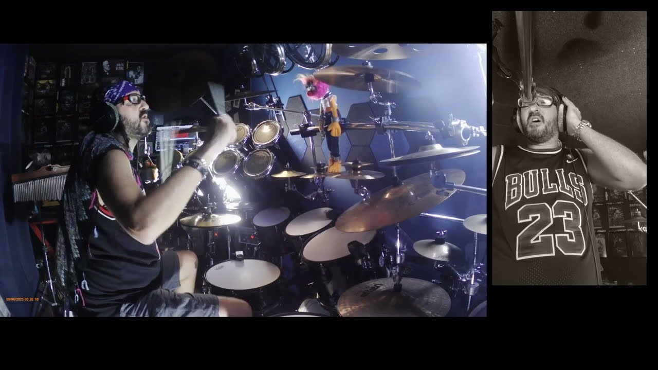 THE ROAD GOES ON - TOTO DRUM & VOCAL COVER BY YACINE PROG DRUMS