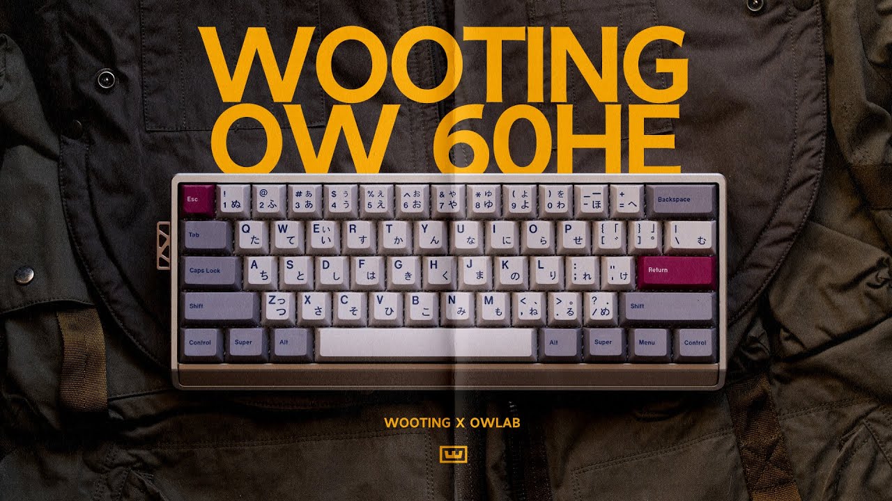 OWLAB: WOOTING X OW 60% / Keyboard Preview