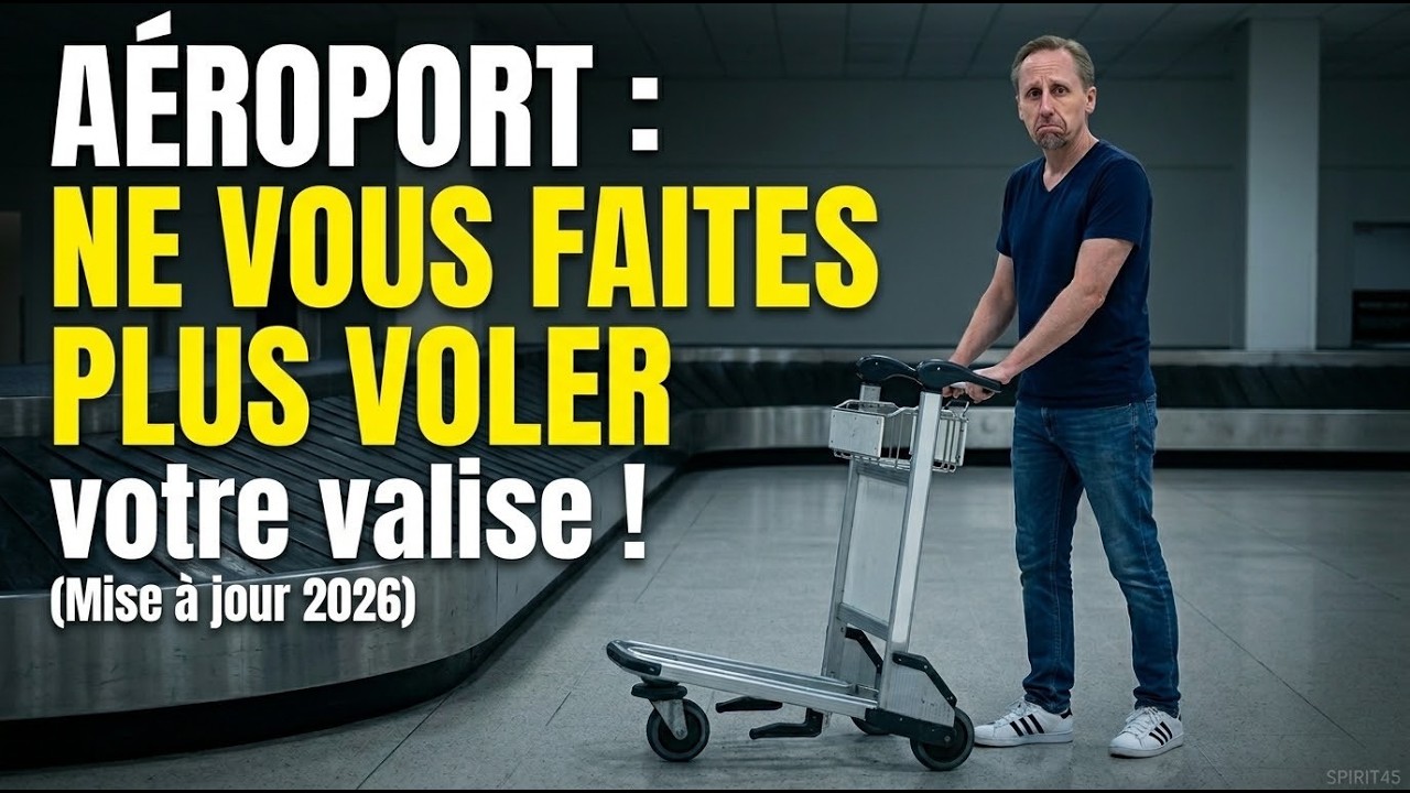 A&eacute;roport : 3 erreurs qui facilitent le VOL de votre valise !