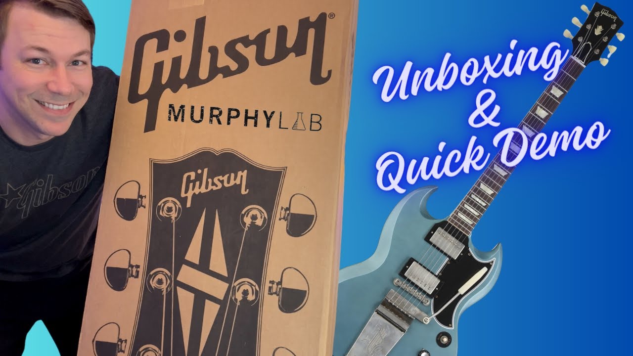 1964 Gibson SG Murphy Lab (2024) Unboxing and Quick Demo