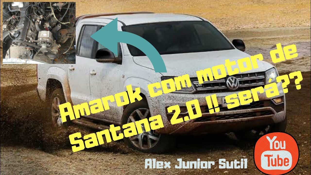 Amarok biturbo com motor de Santana 2.0!! será???