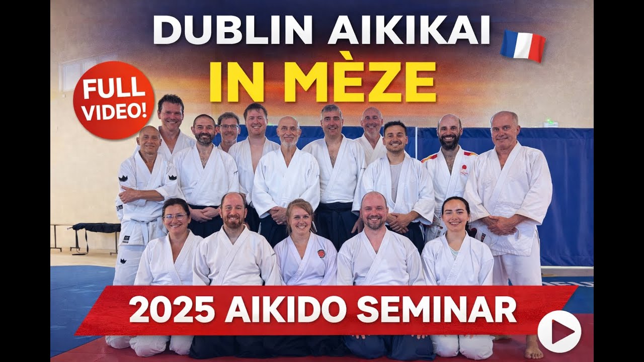🎥 Aikido Seminar in Mèze with Philippe Goutard Shihan – Dublin Aikikai Summer Trip 2025