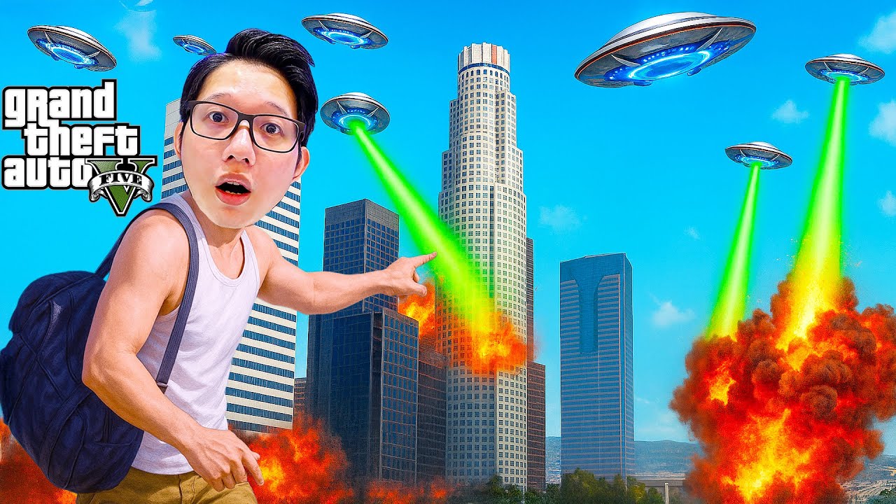 GTA5遭到外星人入侵