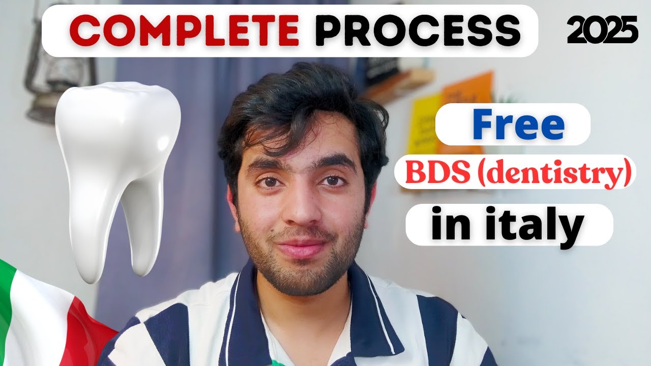 How to Study Dentistry (BDS) in Italy for FREE! 🇮🇹 (No One Talks About This)
