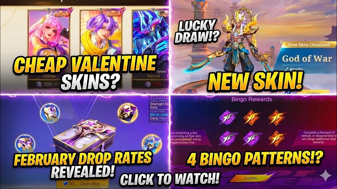 4-DIGIT BINGO PATTERN REVEALED?! 😱 Cheap Valentine Skins & Martis God of War!