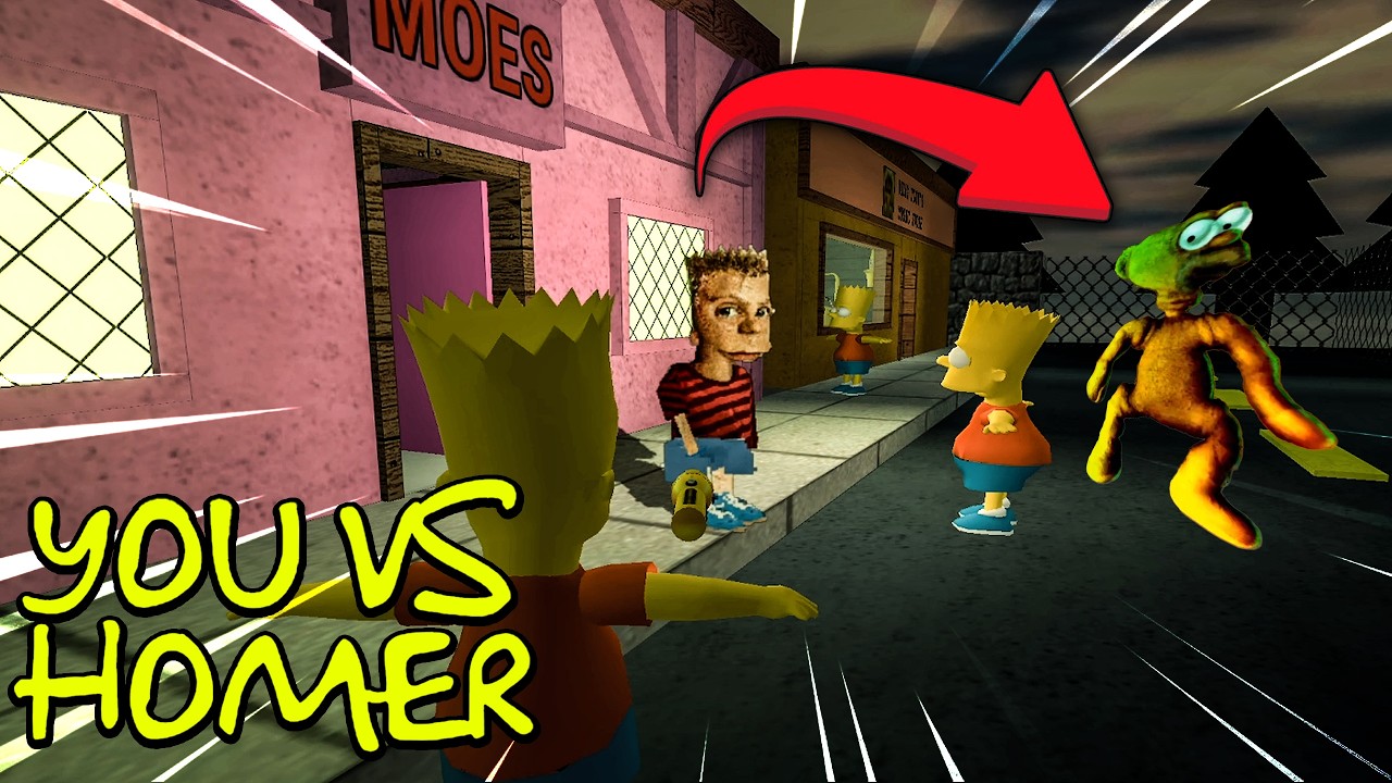 I Broke You vs Homer in Roblox...