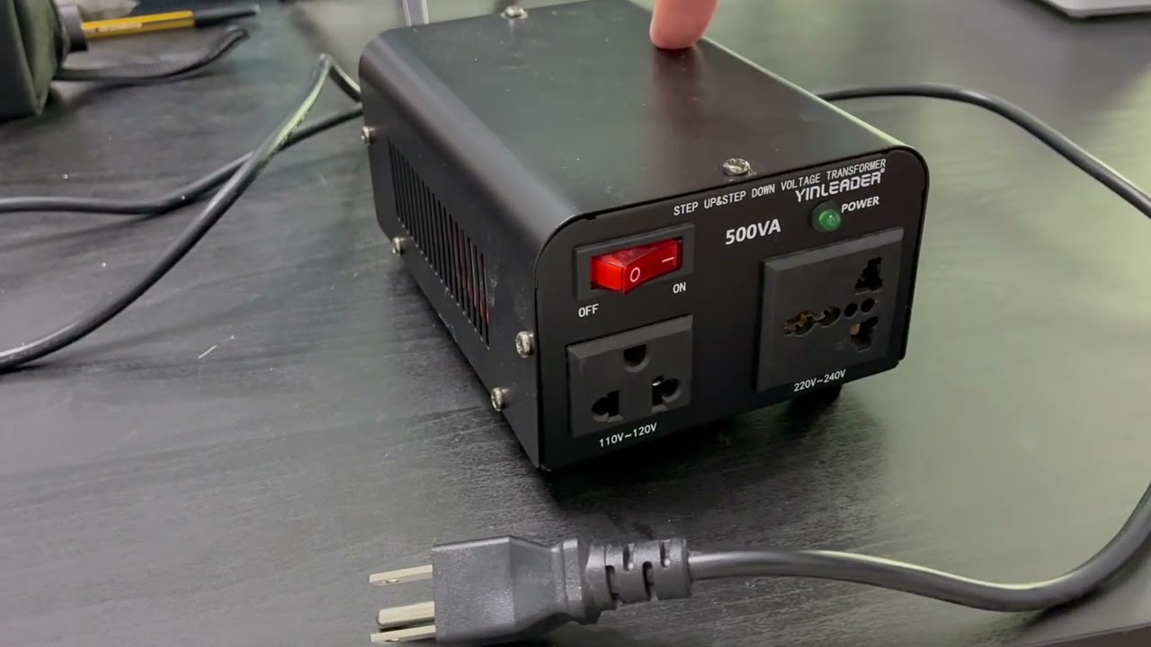 How to run European 220V in US with 110V - Stepdown/Up Voltage Transformer