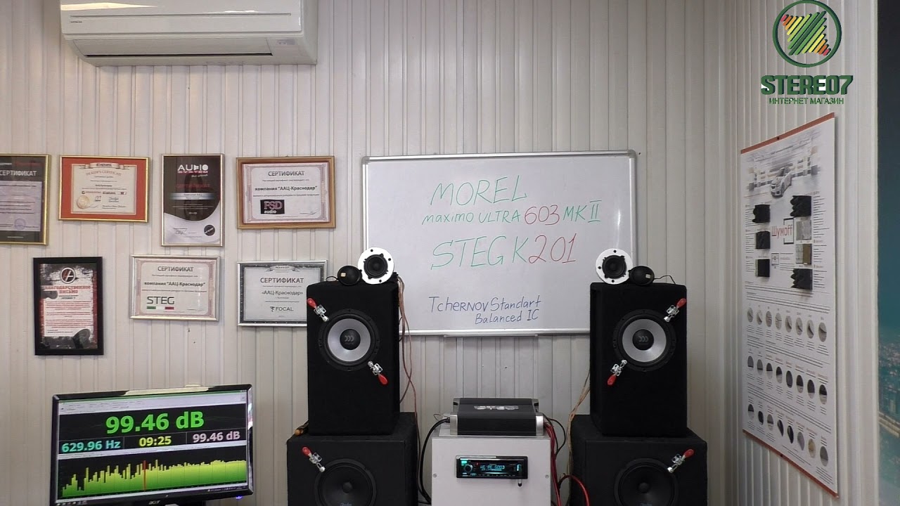 MOREL MAXIMO ULTRA 603 MKII и STEG K 2.01-большой тест
