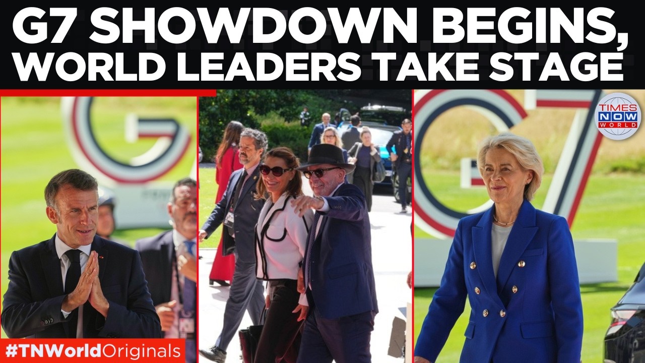 Macron, Lula, Von der Leyen Arrive As High-Stakes G7 Summit Begins | Times Now World