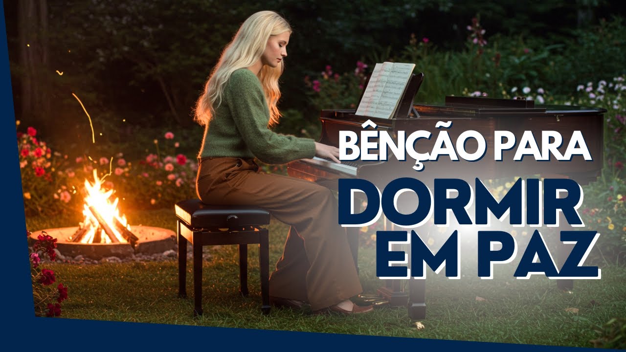 Durma em Paz | Piano Suave e Oração de Bênção Noturna