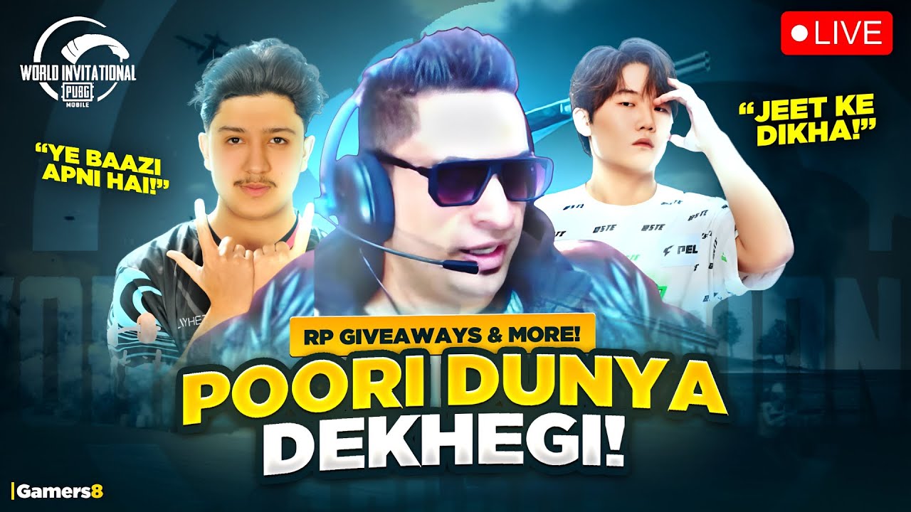 GAMERS8 PUBG MOBILE - PMWI 2023 MAIN TOURNAMENT DAY 2 - MRJAYPLAYS