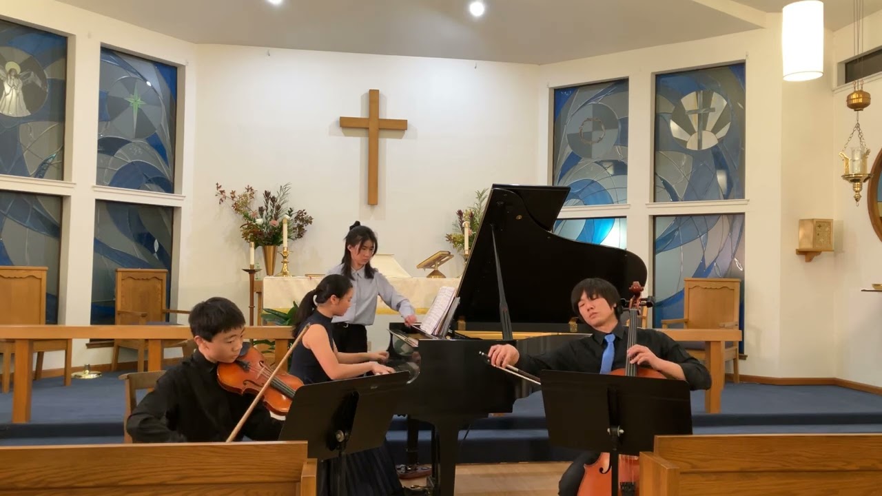 YAF: Piano Trio No. 2 in C Minor, 1st movement Op. 66, F. Mendelssohn (1809–1847)