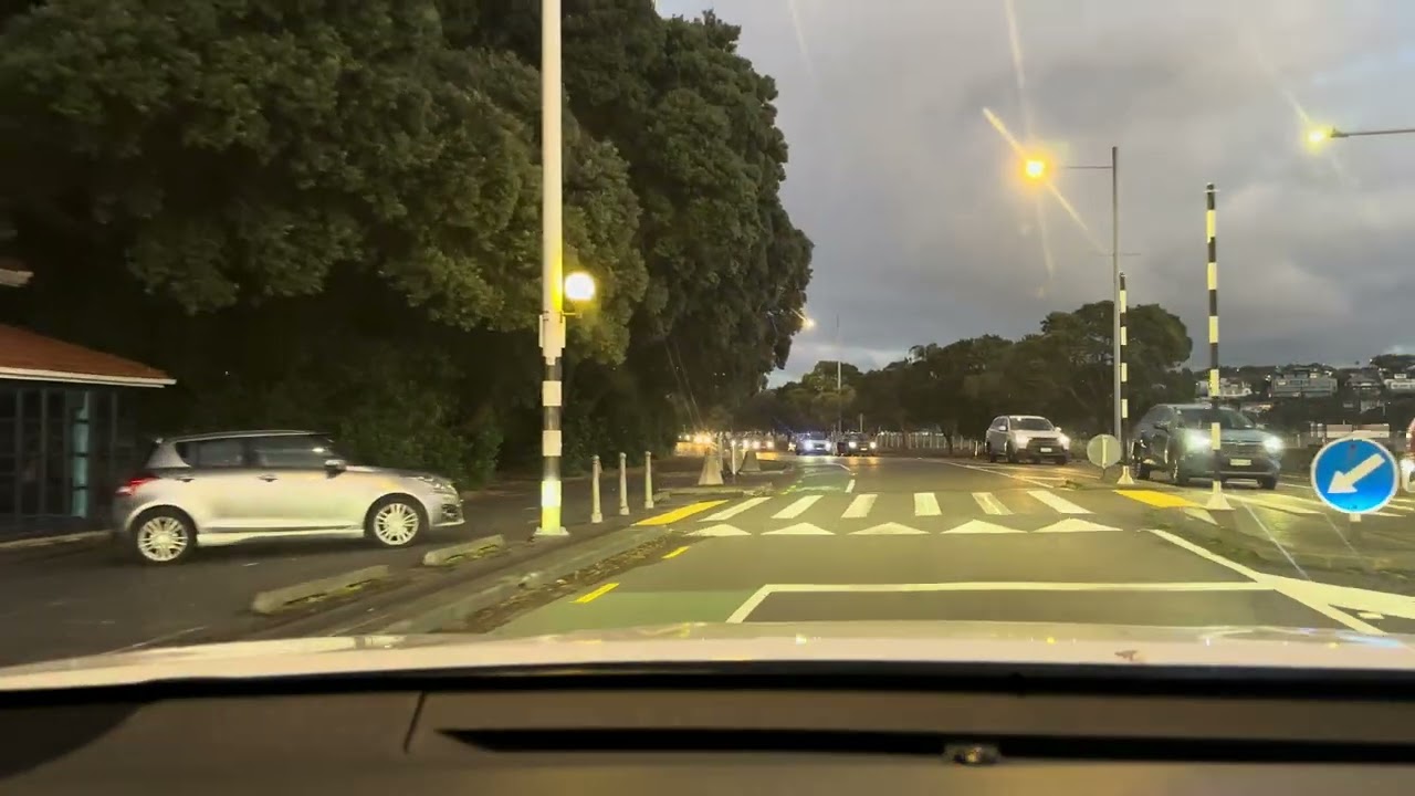 Driving from Mission Bay to Auckland CBD | Relaxing City Drive 4K