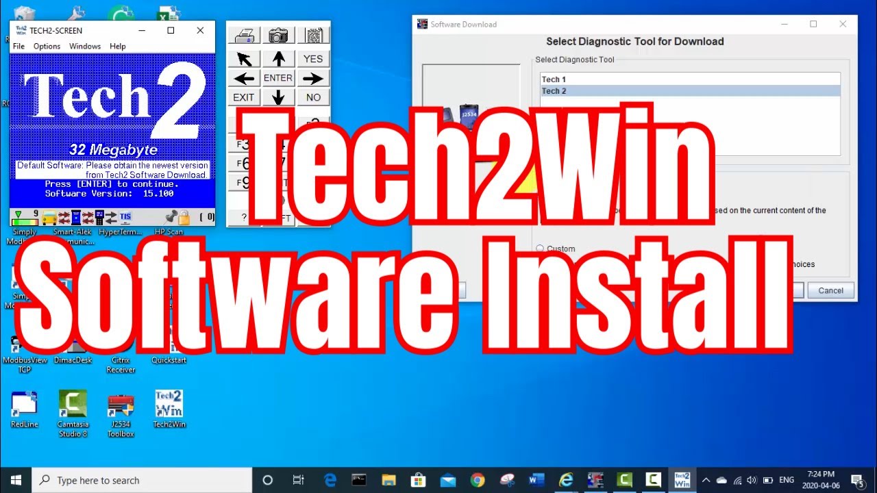 How to Install the Tech2Win Diagnostic Software