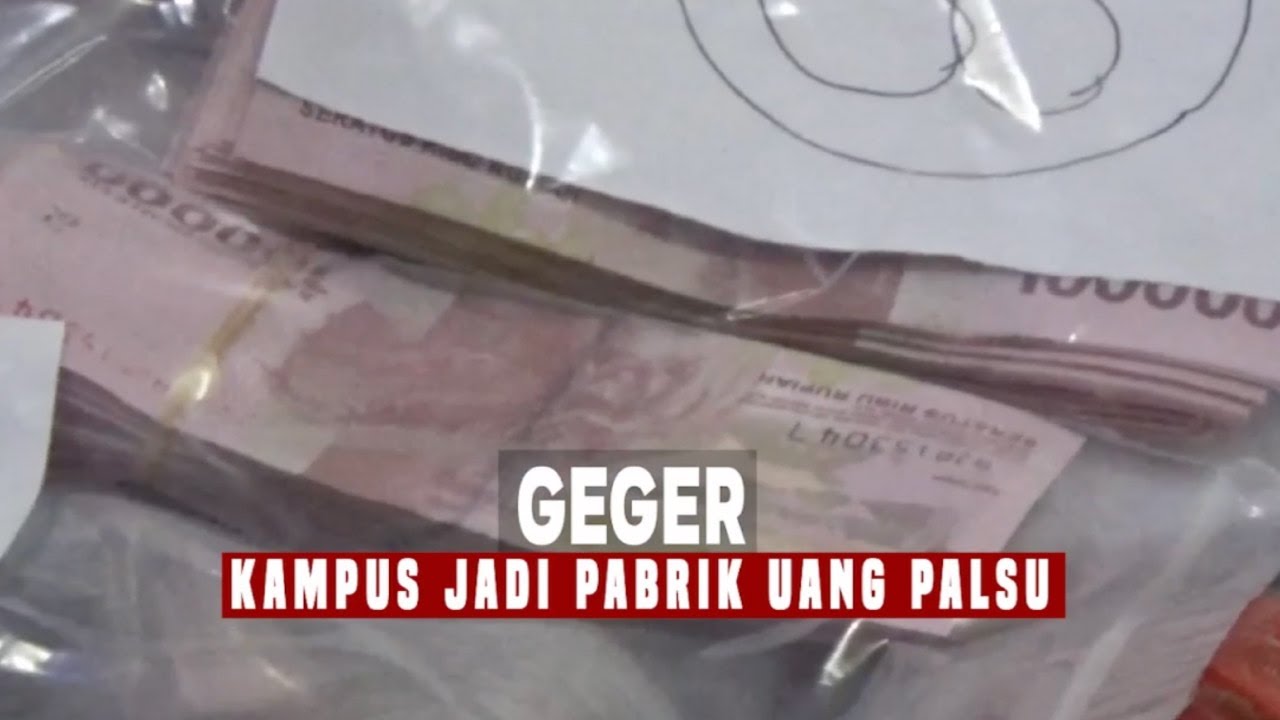Geger, Kampus Jadi Pabrik Uang Palsu | CoverstoryOne tvOne