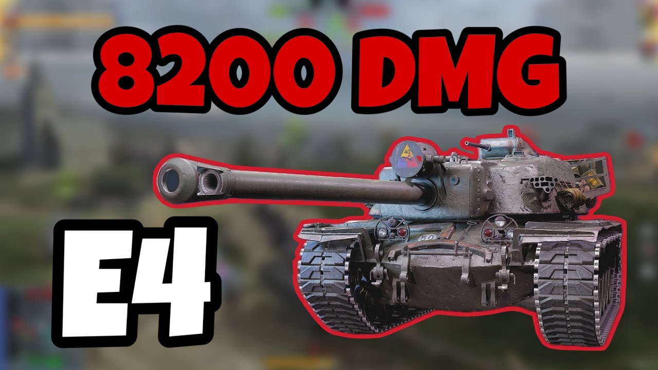 PECHOWE 8200 USZKODZEŃ! | T110E4 | WOT BLITZ