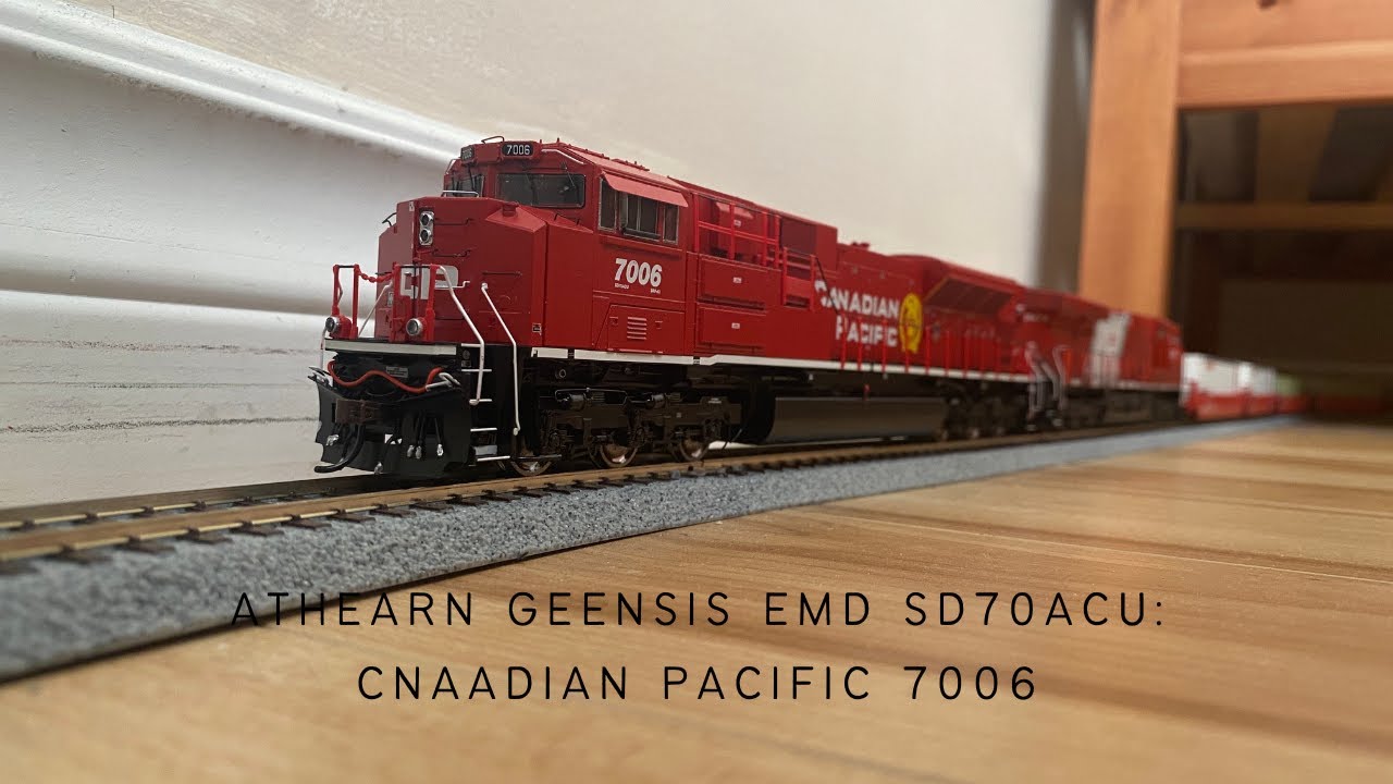 Unboxing & First Look - Athearn Genesis SD70ACU: Canadian Pacific 7006