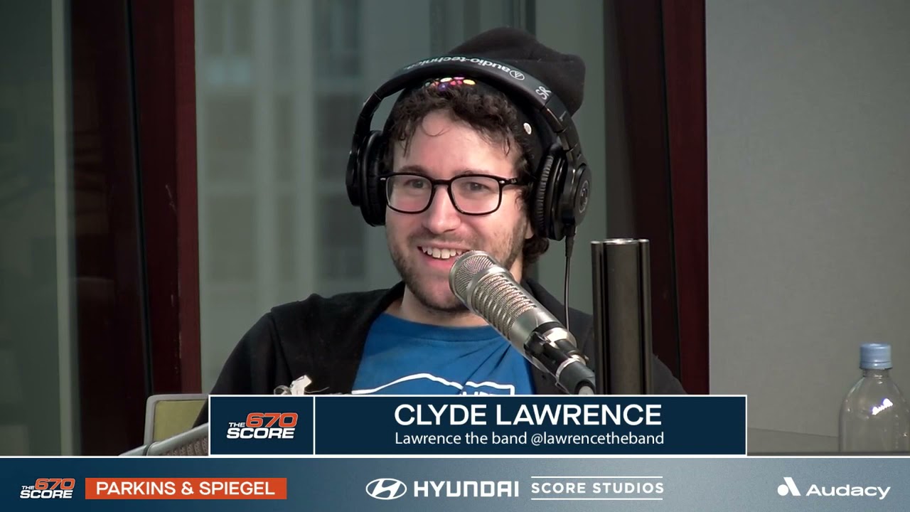Clyde Lawrence of 'Lawrence the Band' in-studio