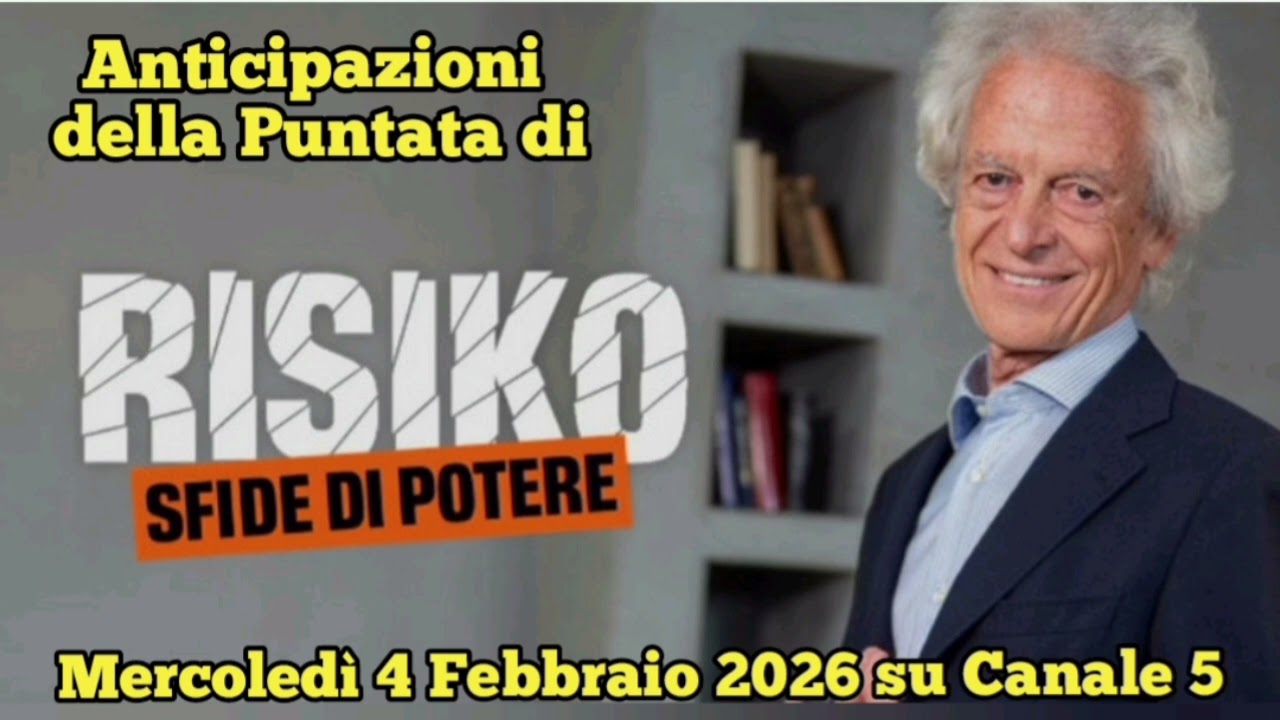 RISIKO SFIDE DI POTERE - ANTICIPAZIONI DELLA PUNTATA IN ONDA MERCOLEDÌ 4 FEBBRAIO 2026 SU CANALE 5