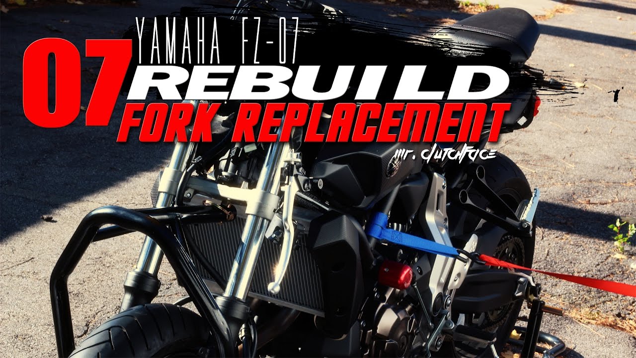 Yamaha FZ-07 Rebuild Ep.1 - Fork Replacement