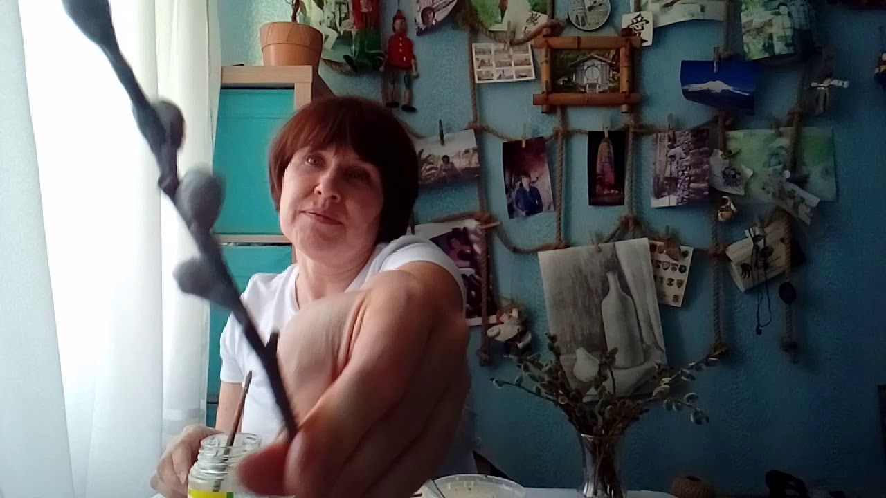 Верба из подручных материалов