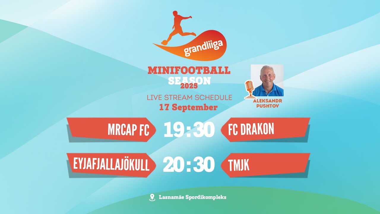 Grandliiga Minifootball 2025 (17-Sep)  live stream (5 - 8)