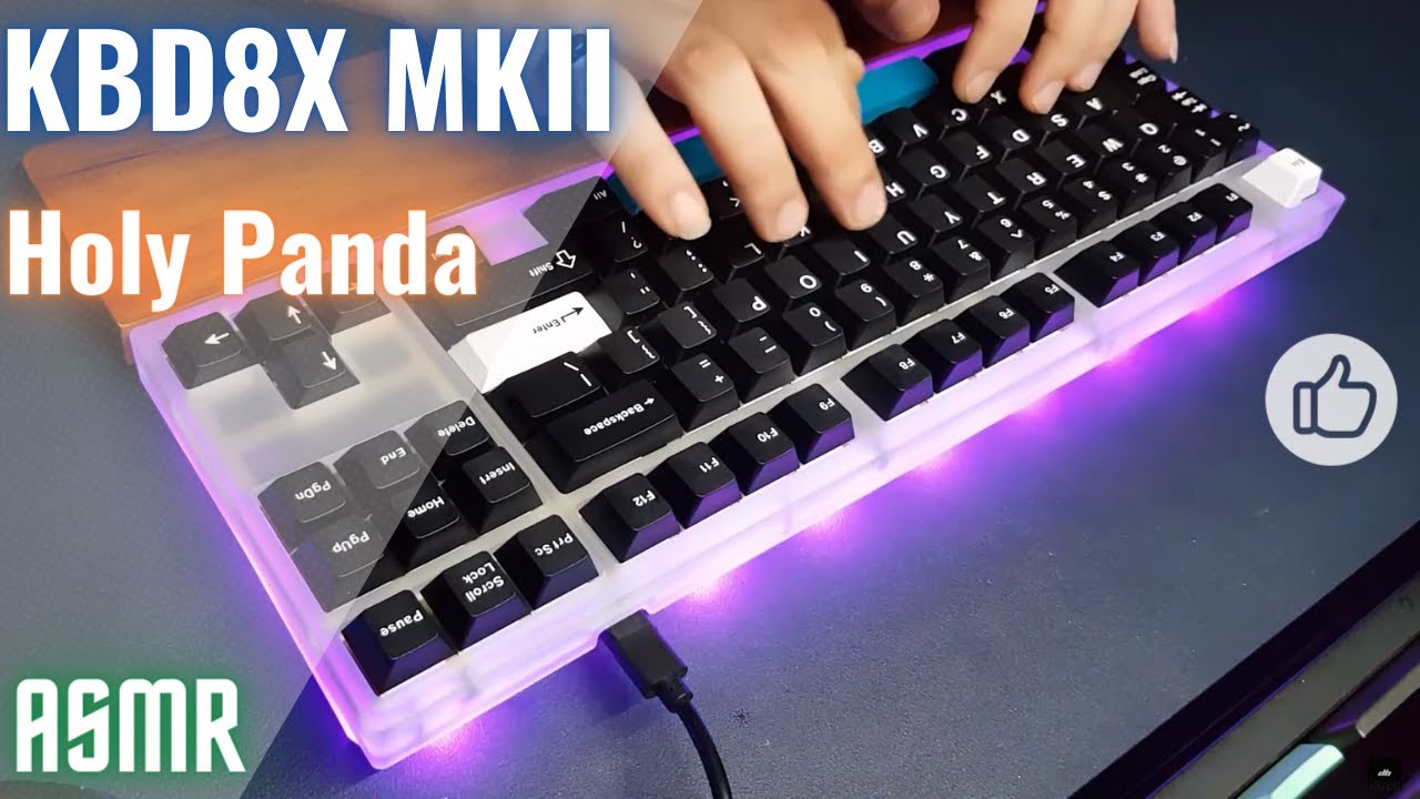 KBD8x mkii | Holy Panda switch | Keyboard | ASMR