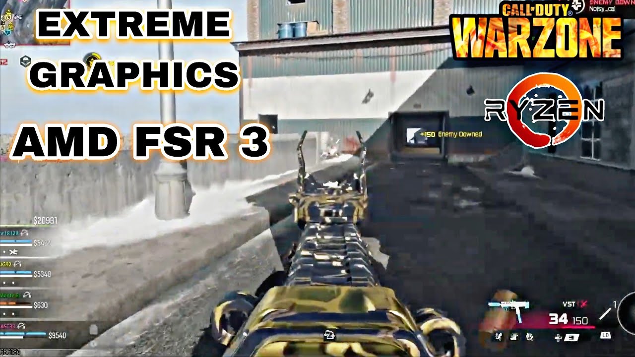RX 6600 XT + Ryzen 5 3600 Resurgence Casual Gameplay | COD Warzone - Extreme Graphics - AMD FSR 3