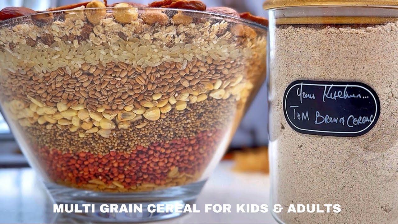 MULTI GRAIN TOM BROWN CEREAL RECIPE /  FOR KIDS AND ADULTS