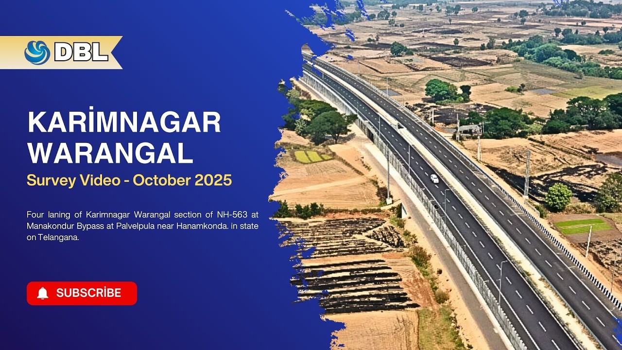 Karimnagar Warangal section in the State of Andhra Pradesh | Survey Video - October 2025