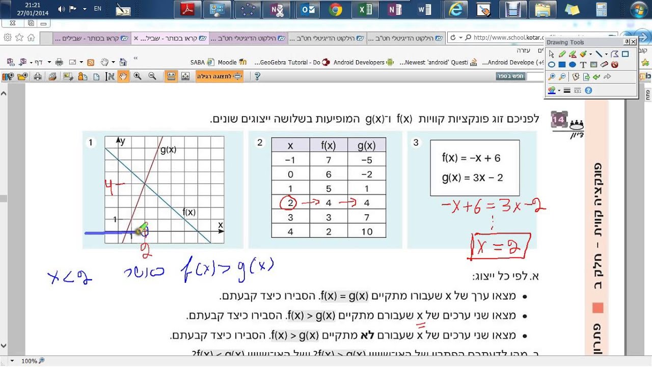 אי שוויונות   סיכום ודוגמא