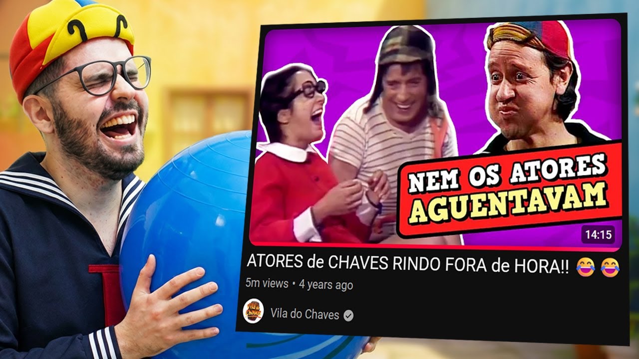 Atores de Chaves rindo FORA DE HORA (Pai Troll)
