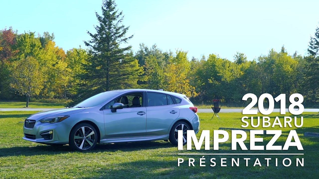 Subaru Impreza 2018 - Présentation