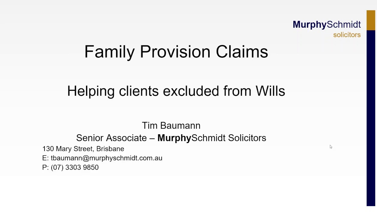 Helping clients excluded from wills
