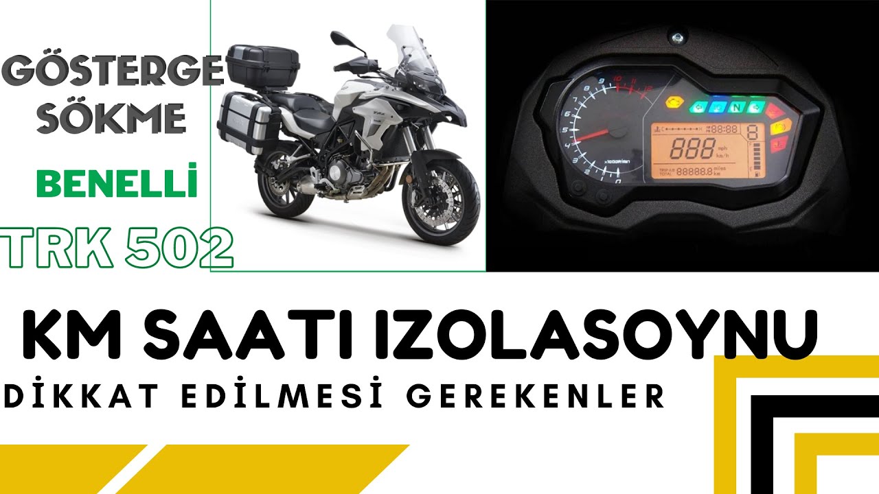 GARİBAN İŞİ #7 | KM SAATİ İZOLASYONU | GÖSTERGE SÖKME | #BENELLİ #TRK502 [4K]